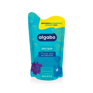 ALGABO JABON LIQUIDO DOY PACK 300ml FLORAL RAIN